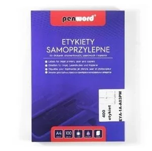 Etykiety samoprzylepne A4/100K 2x210x148mm