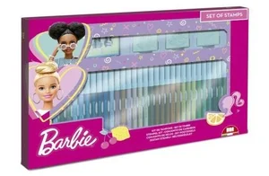 Barbie Pieczątki i pisaki 36 kolorów