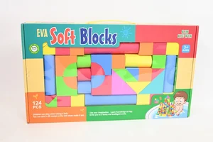 Klocki piankowe 124szt Klocki piankowe 124szt