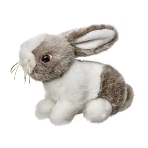 Króliczek szaro-biały 16cm