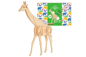 Little Story Drewniane Puzzle Model 3D - Żyrafa