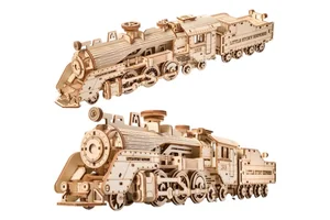 Little Story Drewniane Puzzle Model 3D - Lokomotywa Little Story Drewniane Puzzle Model 3D - Lokomotywa