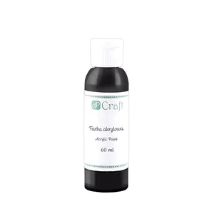 Farba akrylowa czarna 60ml Farba akrylowa czarna 60ml