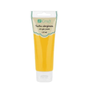 Farba akrylowa ciemnożółta 120ml