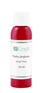 Farba akrylowa ciemnoczerwona 60ml Farba akrylowa ciemnoczerwona 60ml