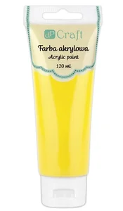 Farba akrylowa żółta 120ml Farba akrylowa żółta 120ml