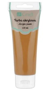 Farba akrylowa jasnobrązowa 120ml Farba akrylowa jasnobrązowa 120ml