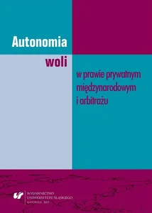 Autonomia woli w prawie prywatnym międzynarodowym
