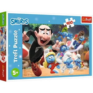 Puzzle 100 Nauki Papy Smerfa