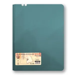 Album ofertowy A4 40 koszulek Morandi nieb-szary Album ofertowy A4 40 koszulek Morandi nieb-szary