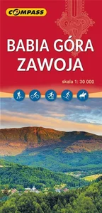 Babia Góra Zawoja. Mapa turystyczna w skali 1:30 000