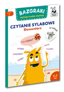 Bazgraki czytają trudne wyrazy Czytanie sylab Elementarz Kapitan Nauka