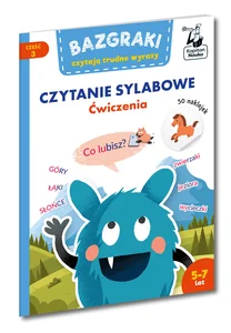 Bazgraki czytają trudne wyrazy Czytanie sylab Ćwicz Kapitan