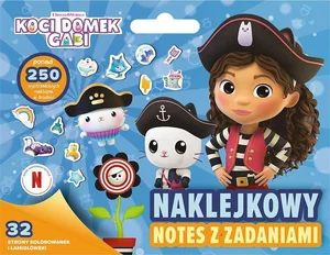 Koci domek Gabi Naklejkowy notes z zadaniami Koci domek Gabi Naklejkowy notes z zadaniami