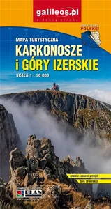 Mapa - Karkonosze i Góry Izerskie 1:50 000 Mapa - Karkonosze i Góry Izerskie 1:50 000