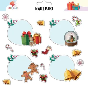 Naklejki na prezenty Boże Narodzenie 7