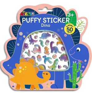 Puchate naklejki 3D - Dinozaur Puchate naklejki 3D - Dinozaur