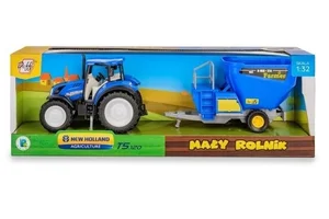 Traktor New Holland T5 z mieszalnikiem do paszy