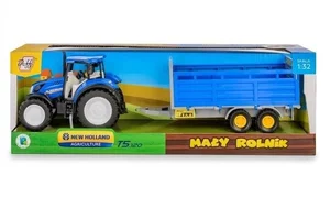 Traktor New Holland T5 z przyczepą 1:32