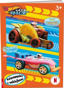 Hot Wheels Kolorowanka z naklejkami Hot Wheels Kolorowanka z naklejkami