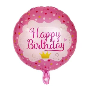 Balon foliowy Happy Birthday różowy Balon foliowy Happy Birthday różowy