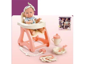 Lalka bobas z krzesełkiem 22cm Lalka bobas z krzesełkiem 22cm