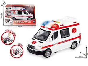 Ambulans z otwieranymi drzwiami światło, dźwięk Ambulans z otwieranymi drzwiami światło, dźwięk