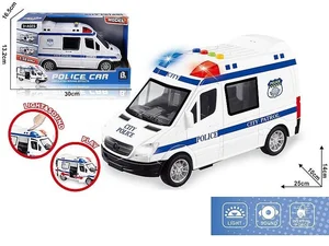 Radiowóz z otwieranymi drzwiami światło, dźwięk Radiowóz z otwieranymi drzwiami światło, dźwięk
