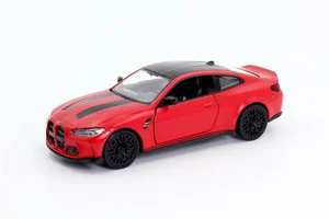 RMZ BMW M4 CSL 2023 matowy czerwony