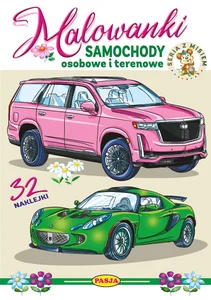 Samochody osobowe i terenowe. Malowanki. Seria z misiem Samochody osobowe i terenowe. Malowanki. Seria z misiem