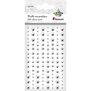 Perełki samoprzylepne 120szt srebrne Perełki samoprzylepne 120szt srebrne