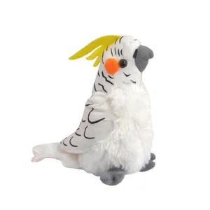 Papuga nimfa biała 17cm