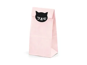 Torebki na słodycze kotek 8x18x6cm 6szt Torebki na słodycze kotek 8x18x6cm 6szt