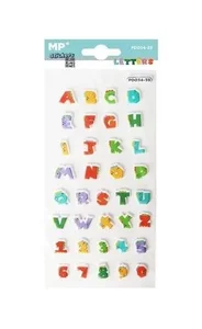 Naklejki 3D literki cyferki dinozaury Naklejki 3D literki cyferki dinozaury