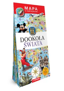 Mapy z naklejkami. Dookoła świata Mapy z naklejkami. Dookoła świata