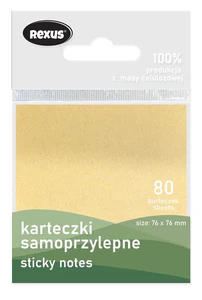 Karteczki samoprzylepne Eco 76x76mm 80szt.
