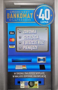 Karnet Urodziny 40 męskie Karnet Urodziny 40 męskie