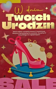 Karnet Urodziny dziewczęce Karnet Urodziny dziewczęce