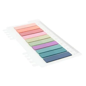 Zakładki indeksujące plastikowe 10x20 12mmx45mm Zakładki indeksujące plastikowe 10x20 12mmx45mm