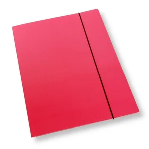 Teczka A4 z gumką lakier różowa 350gsm (10szt) Teczka A4 z gumką lakier różowa 350gsm (10szt)