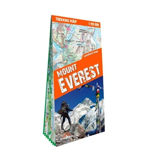 Mount Everest laminowana mapa trekkingowa Skala: 1:30 000; 1:100 000; 1:110 000