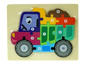 Układanka drewniana puzzle pojazdy Układanka drewniana puzzle pojazdy