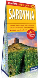 Sardynia laminowany map&guide (2w1: przewodnik i mapa)