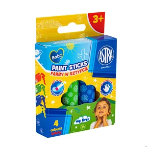Farby w sztyfcie okrągłe Jumbo Astra Baby 4 kolory