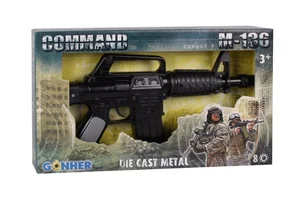 Karabin maszynowy metalowy 8 naboi