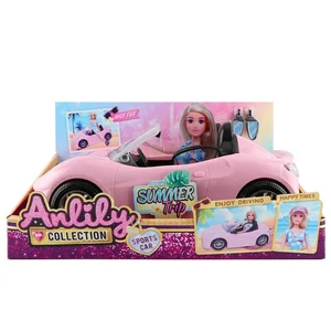 Auto Cabriolet różowy