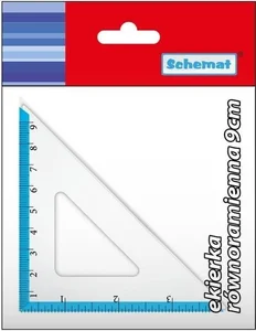Ekierka równoramienna 9cm Ekierka równoramienna 9cm