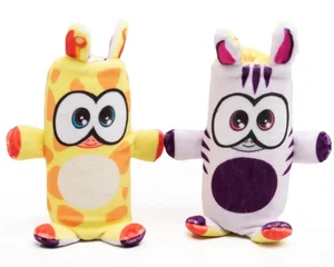 Dublusie dwustronne maskotki Żyrafa Zebra Dublusie dwustronne maskotki Żyrafa Zebra