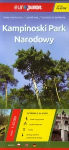 Kampinoski Park Narodowy mapa turystyczna 1:65 000 laminowana