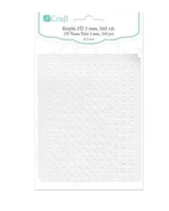 Kropki 3D 5x2mm 360szt